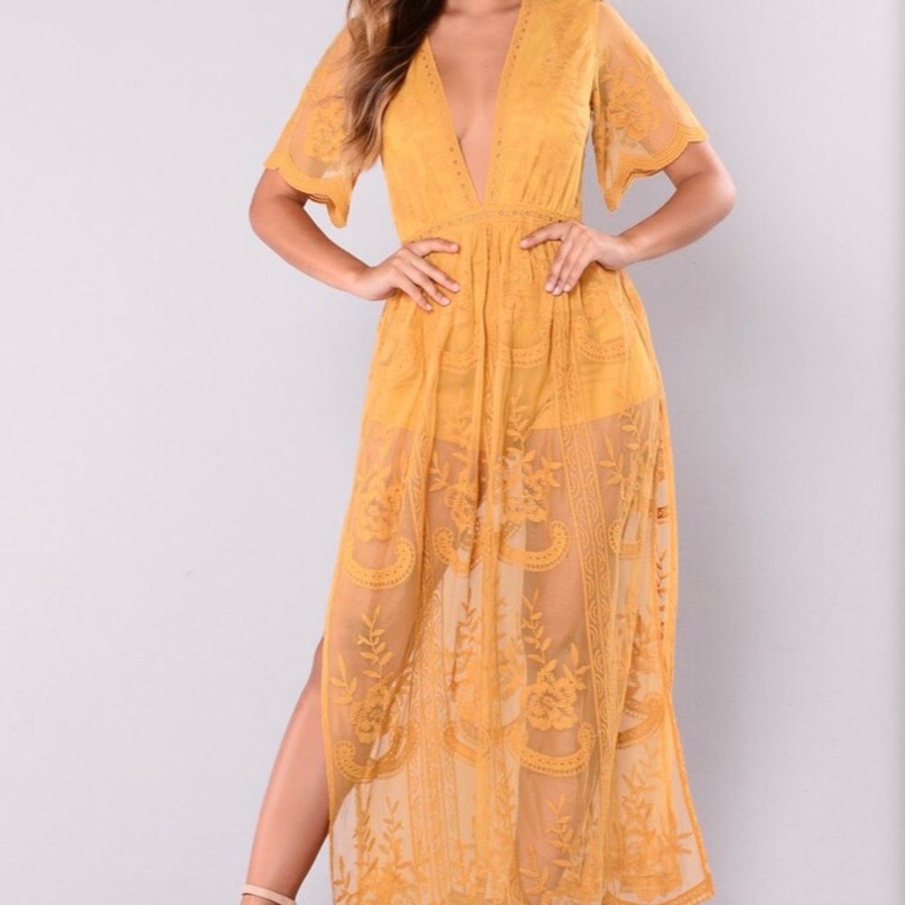 Embroidery Lace Dress